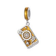 Tarot Cards Wheel of Fortune Charm Pendant
