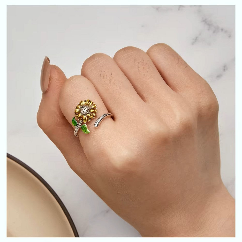 Sunflower Opening Ring