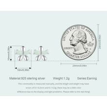 Luminous Flower Stud Earrings