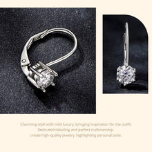 1CT Moissanite Drop Earrings
