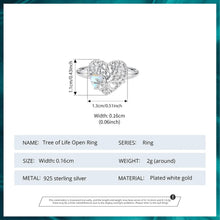 Tree Of Life Opening Ring