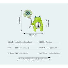 Lucky Clover Frog Beads