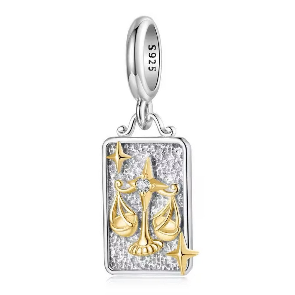Libra Zodiac Charms Pendant