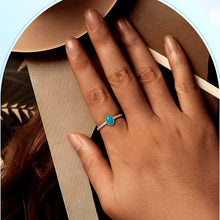 Amazonite Solitaire Ring