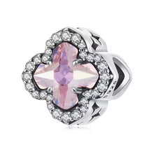 Cross Faith Glass Charm Beads