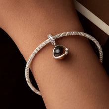 Natural Tiger Eye Stone Planet Charm Pendant