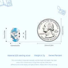 Blue Earth Airplane Charm