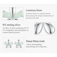 Luminous Flower Stud Earrings