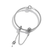 Heart Lock and Key Safety Chain