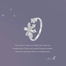 Ice Flower Open Ring