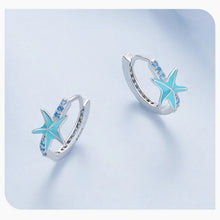 Starfish Hoop Earrings