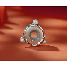 Pearl Flowers Stopper Charm