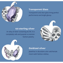 Skeleton Butterfly Charm