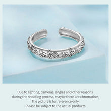 Vintage Flower Patterm Bow Ring