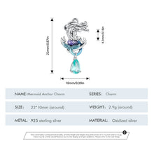 Mermaid Anchor Charm