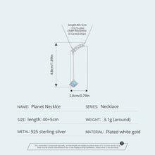 Planet Pendant Necklce