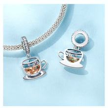 Funny Coffee Cup Charm Pendant