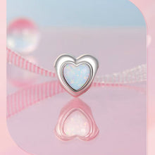 Opal Heart Bead