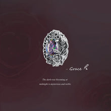 Vintage Gothic Rose Bead Charm