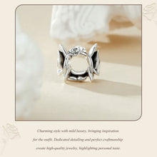 Vintage Carving Rose Charm