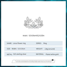 Lotus Flower Opening Ring