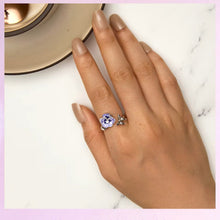 Butterfly Pansy Open Ring