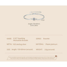 Moissanite Omega Bracelet