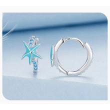 Starfish Hoop Earrings