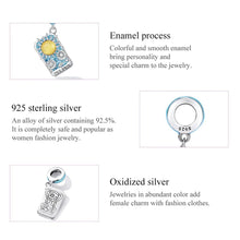 Sun Tarot Card Dangle Charm