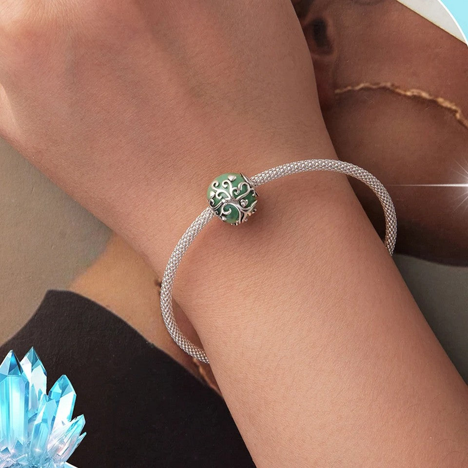 Tree Of Life Aventurine Charm Bead