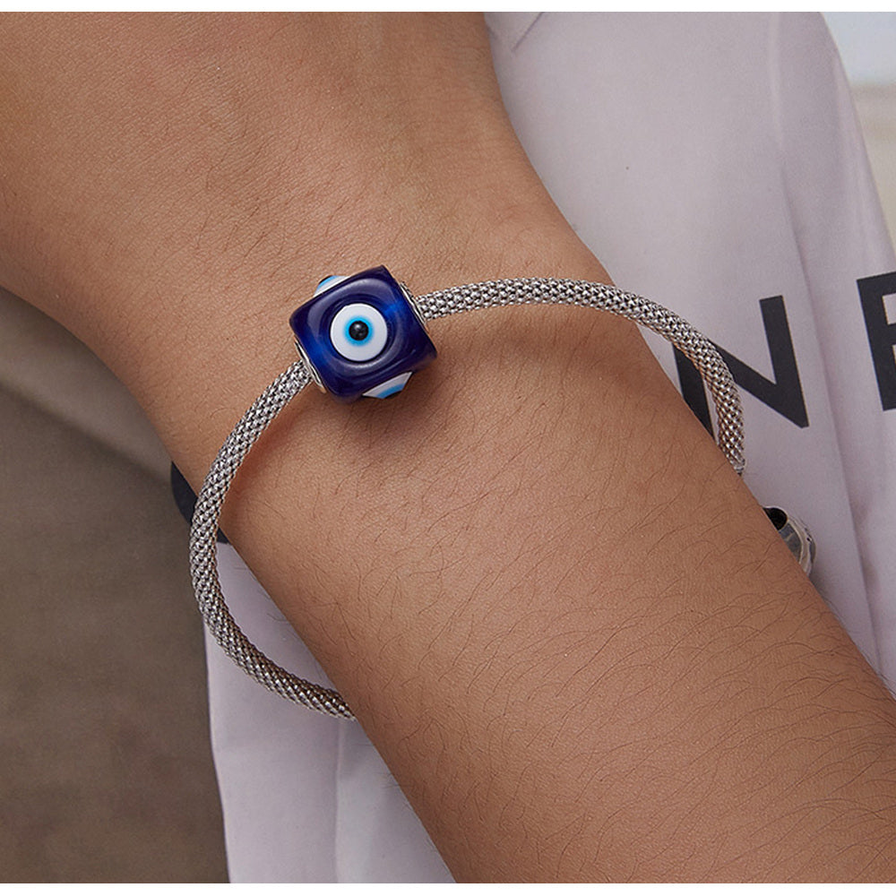 Dark Blue Demon Eye Amulet Charm Bead