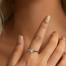 Rose Moissanite Ring