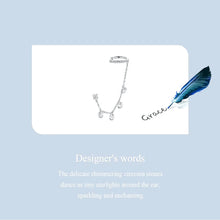 Sparkling Starry Stud Earrings with Clip