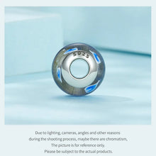 Blue Heart Murano Charm