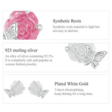 Crystal Rose Earrings