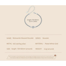 Moissanite Weaved Bracelets