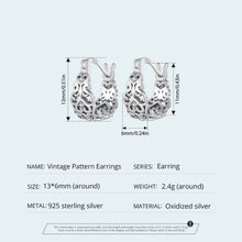 Vintage Pattern Earrings