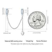 Heart-shaped Tassel Safety Chain