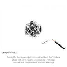 Celtic Knot Heart-Shaped Retro Charm