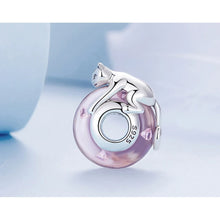 Glass Bead Lovely Cat Pet Charm