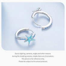 Starfish Hoop Earrings