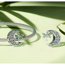 Moon Dragonfly Charm