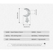 Star Moon Pendant Charm