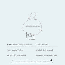 Golden Retriever Charm Bracelet