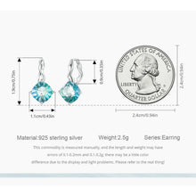 Blue-green Tourmaline Earrings