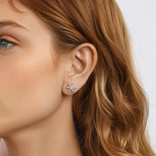 Ice Flower Stud Earrings