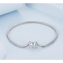 Guardian Angel Wings Heart Rainbow Moonstone Bracelet