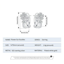 Flower Buckles Earrings