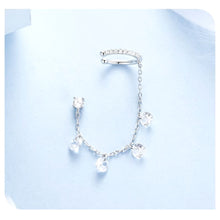 Sparkling Starry Stud Earrings with Clip