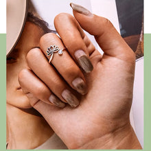 Lotus Flower Adjustable Ring